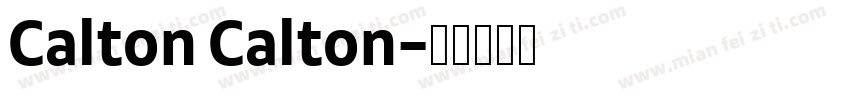 Calton Calton字体转换